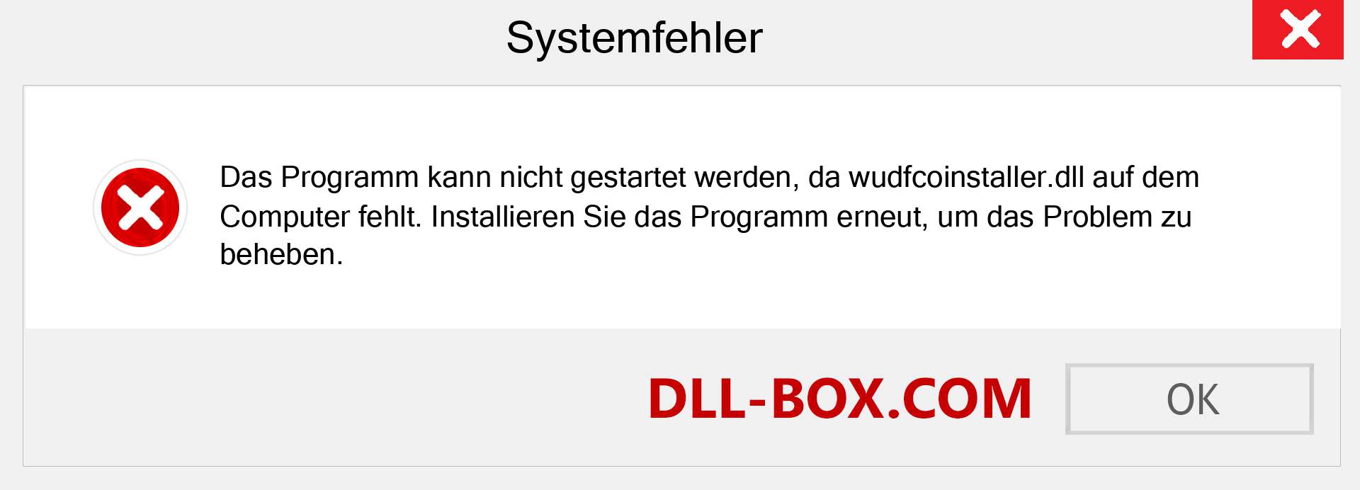 wudfcoinstaller.dll-Datei fehlt?. Download für Windows 7, 8, 10 - Fix wudfcoinstaller dll Missing Error unter Windows, Fotos, Bildern